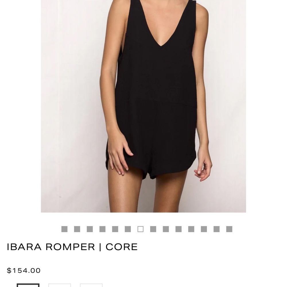 Mikoh Black Ibara Romper